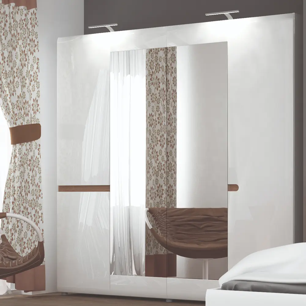 Cabinet Light Slim light fitting for wardrobes inc GB plug