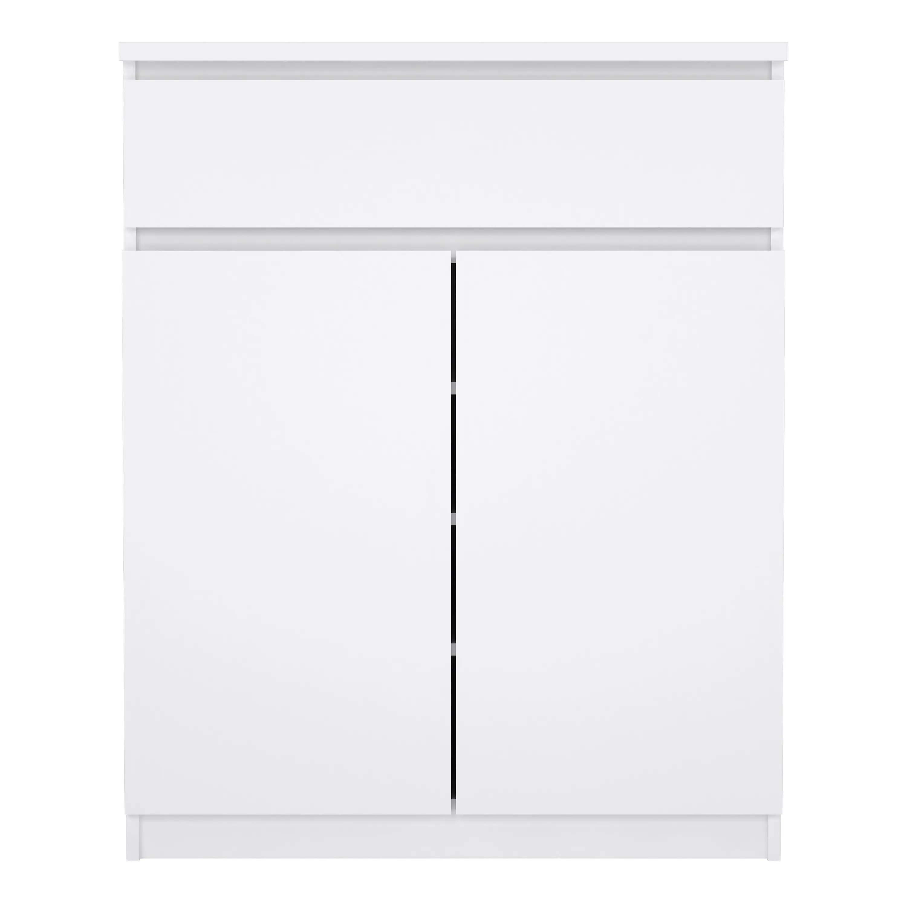 Naia Sideboard 1 Drawer 2 Doors in White High Gloss