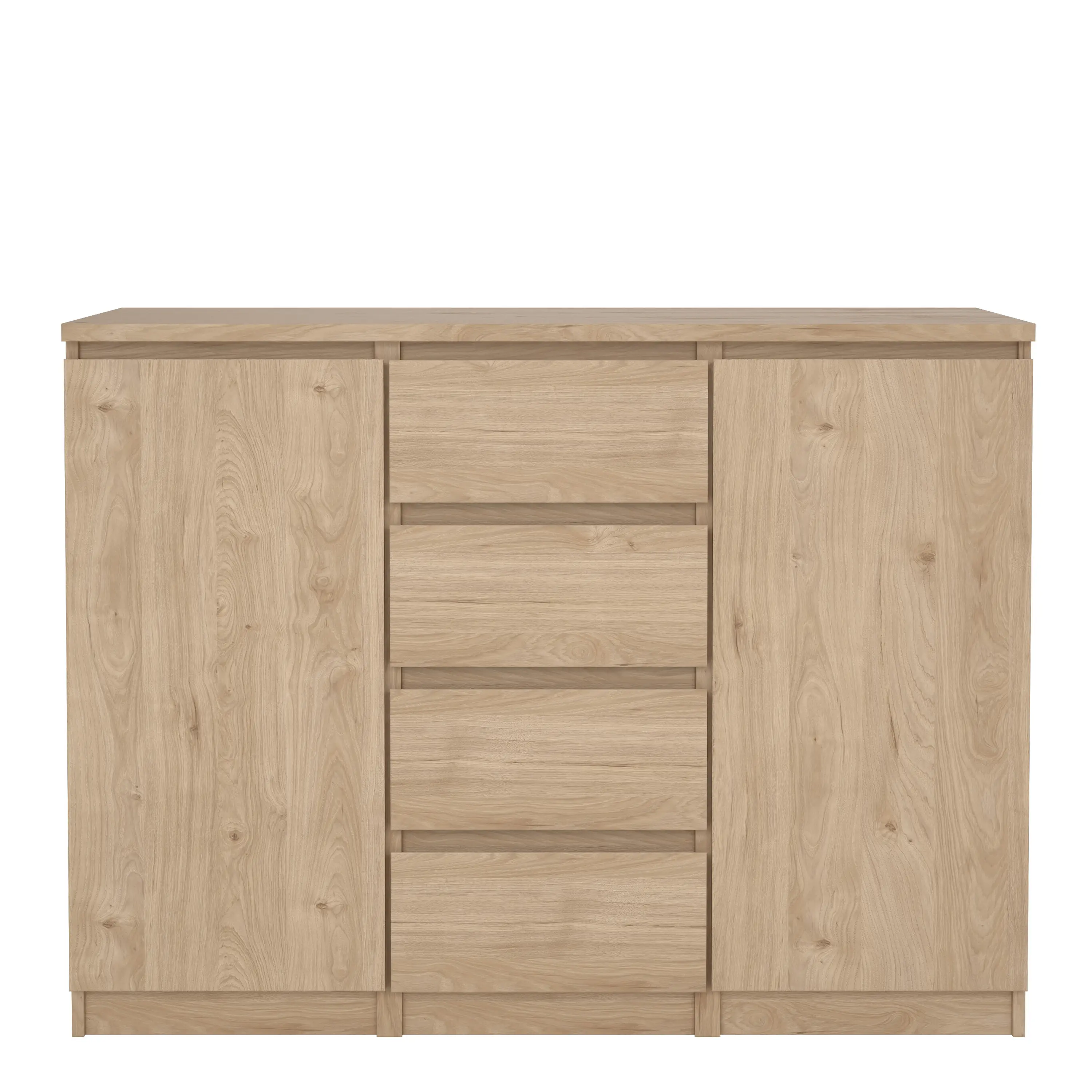 Naia Sideboard 4 Drawers 2 Doors in Jackson Hickory Oak