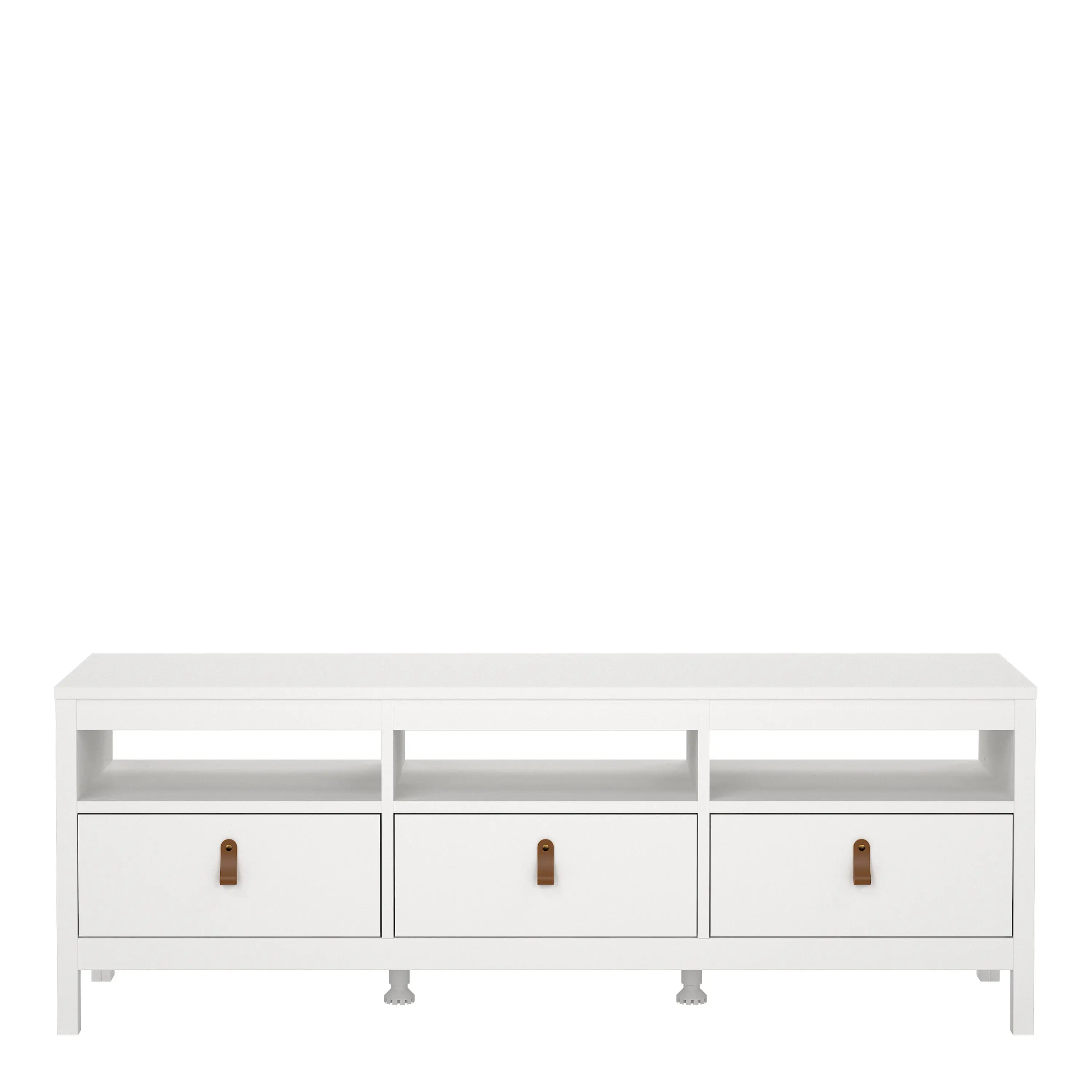 Barcelona Tv Unit 3 Drawers in White
