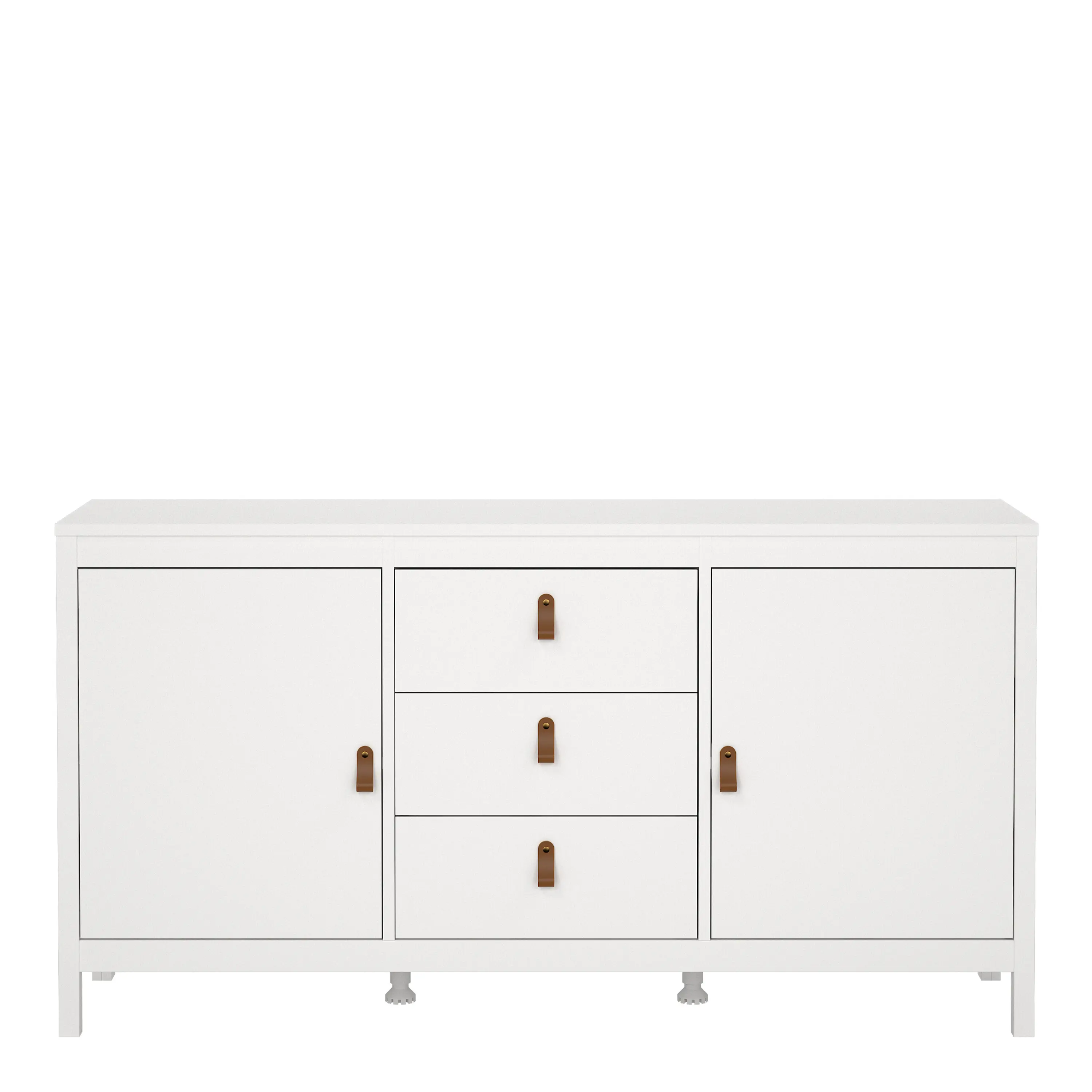 Barcelona Sideboard 2 Doors 3 Drawers in White