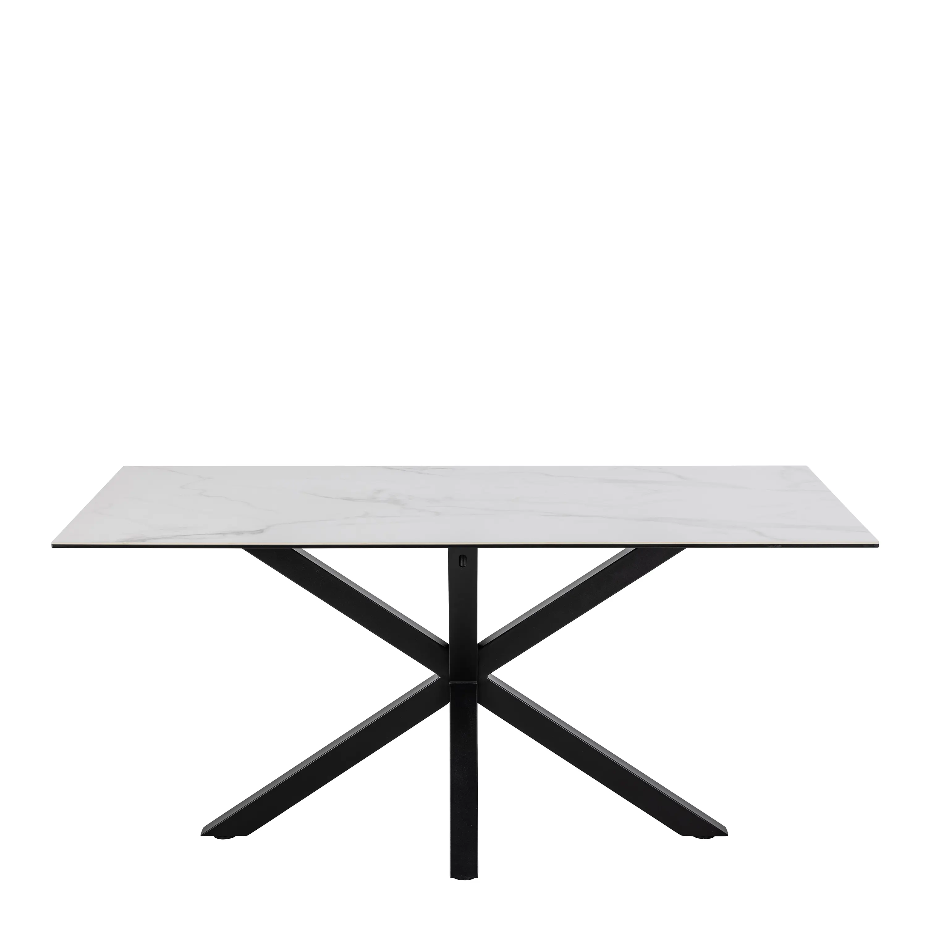 Heaven Dining Table in Ceramic White 160x75.5cm