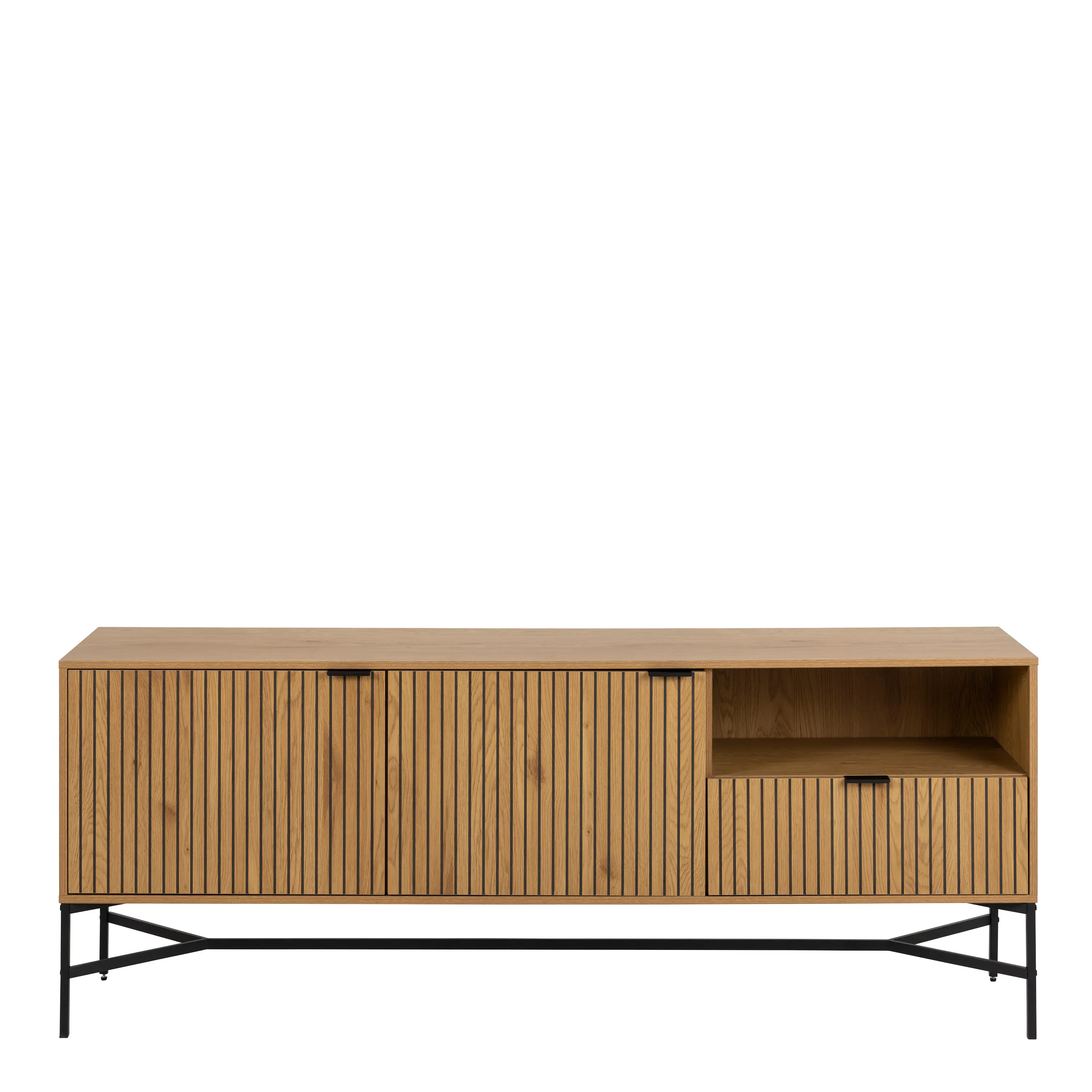 Jaipur Sideboard with 2 Doors and 1 Drawer in Wild Oak